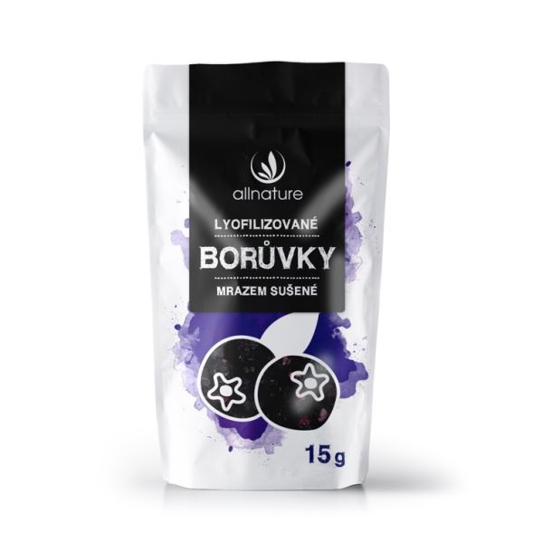 Borůvky sušené mrazem 15g Allnature